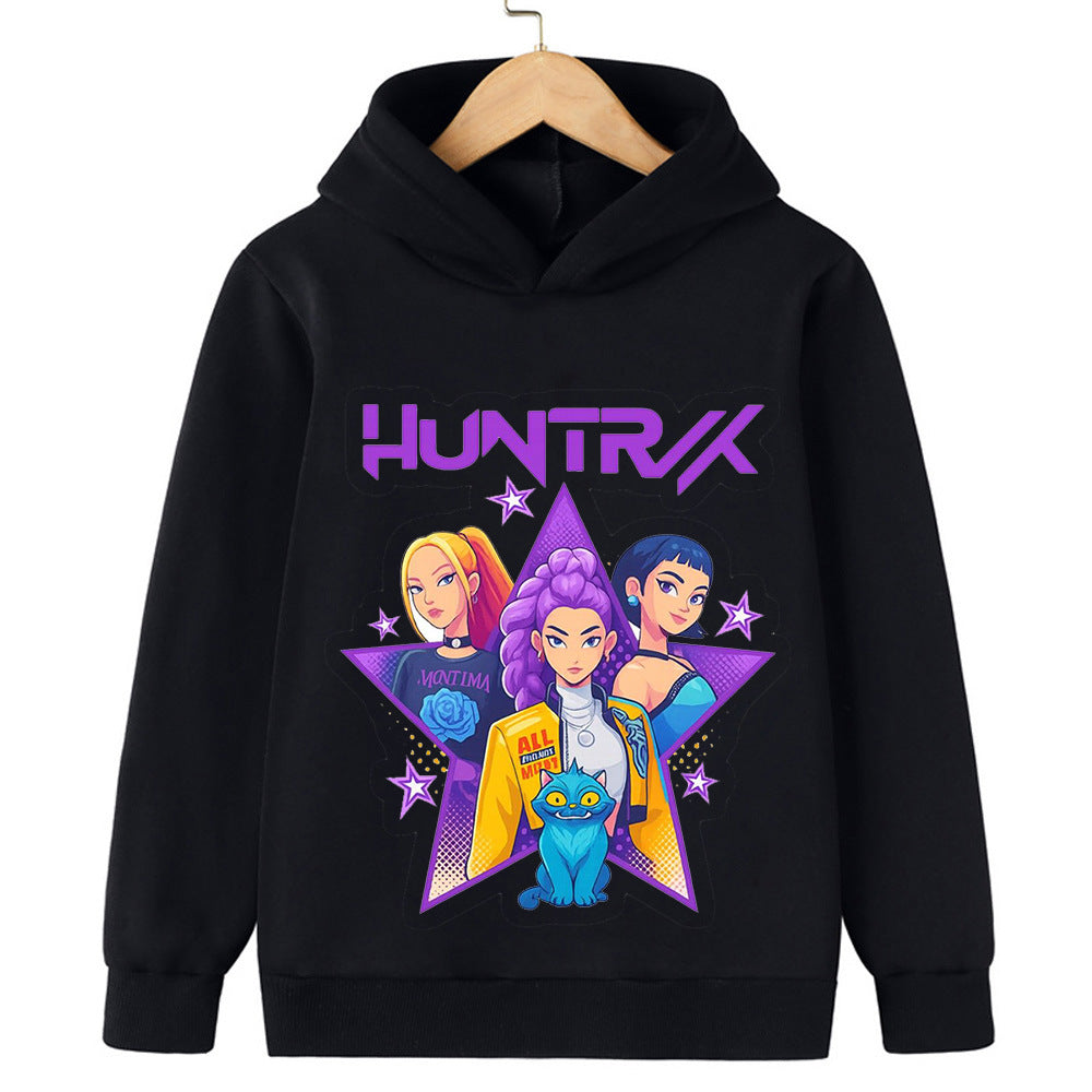 Kpop Cartoon Hooded Sweatshirts