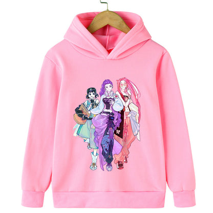 Kpop Cartoon Hooded Sweatshirts