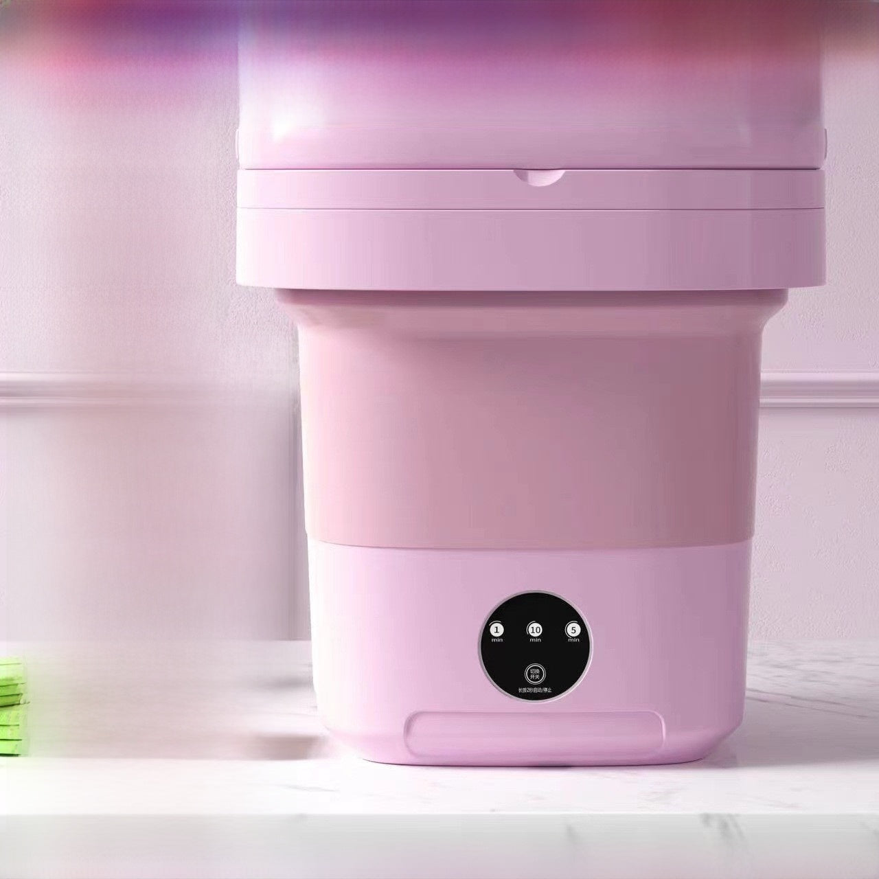 Foldable Portable 8L Washing Machine for Dormitory Baby Clothes