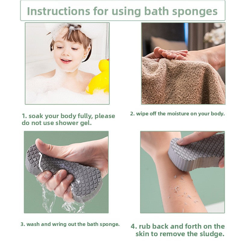 3D Baby Bath Sponge — color and style options