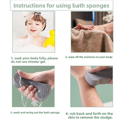 3D Baby Bath Sponge — color and style options