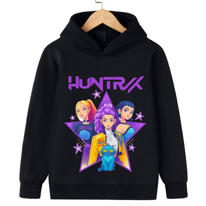 Kpop Cartoon Hooded Sweatshirts