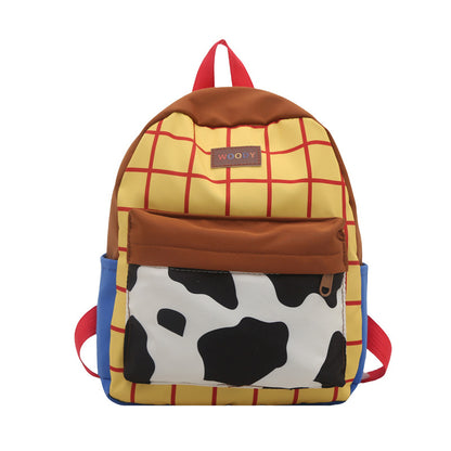 Lightweight Cartoon School Backpack for Kids