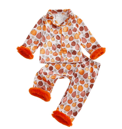 Baby and toddler printed pajama set