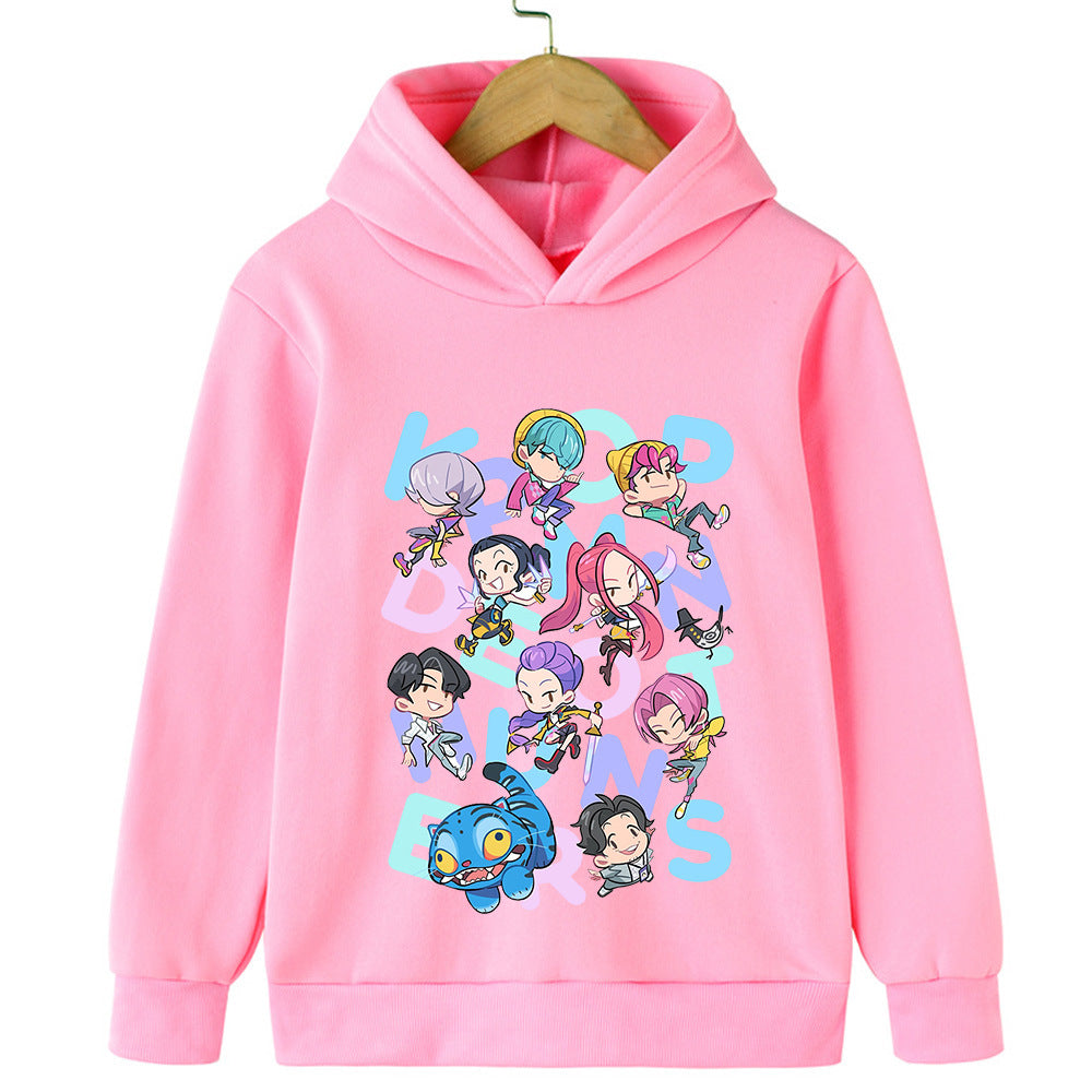 Kpop Cartoon Hooded Sweatshirts