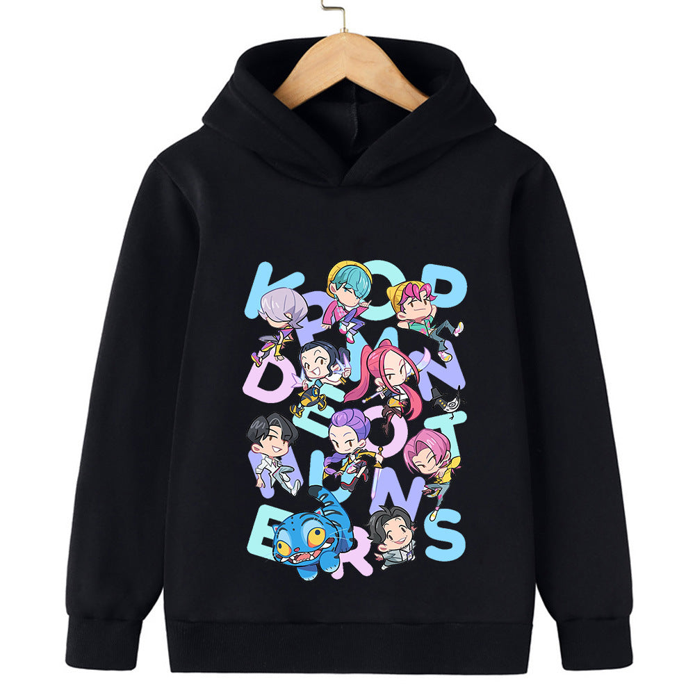 Kpop Cartoon Hooded Sweatshirts