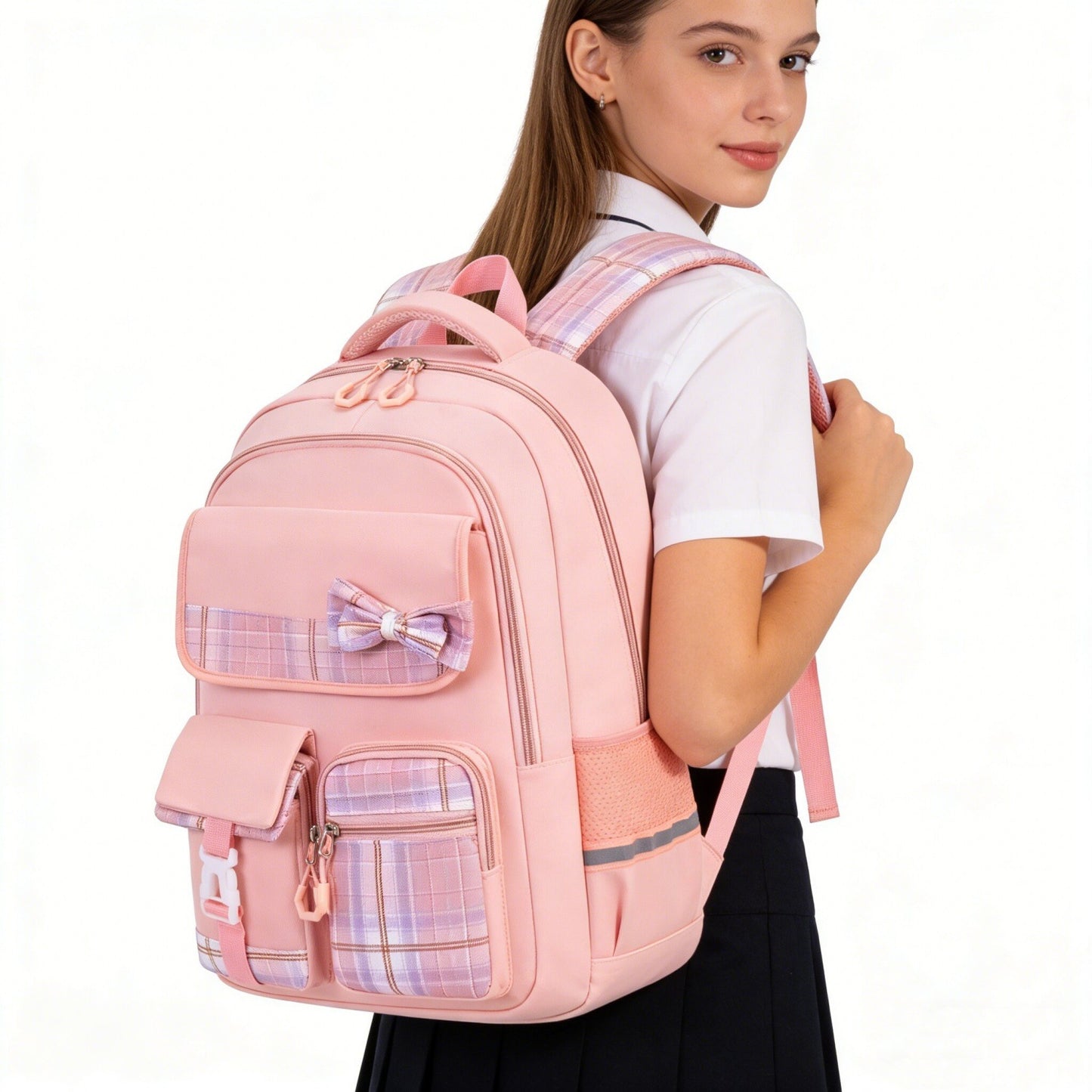 Bow Knot School Backpack Set