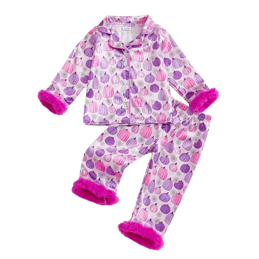 Baby and toddler printed pajama set