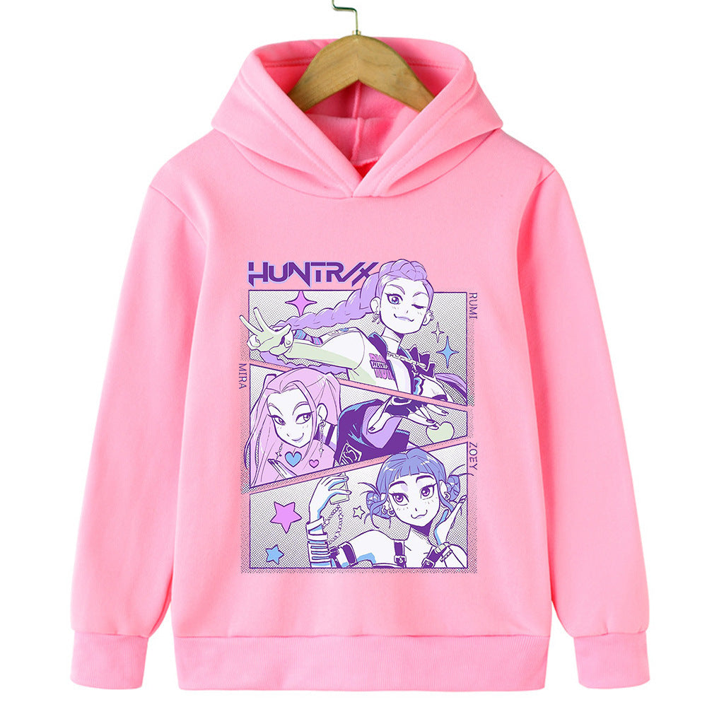 Kpop Cartoon Hooded Sweatshirts