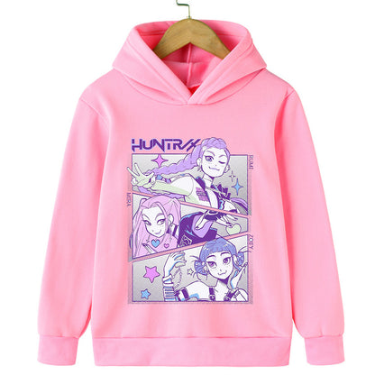 Kpop Cartoon Hooded Sweatshirts
