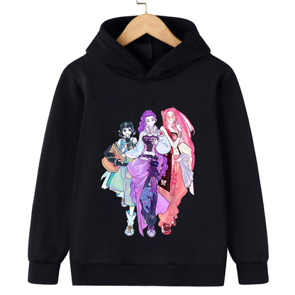 Kpop Cartoon Hooded Sweatshirts