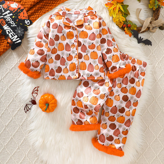 Baby and toddler printed pajama set