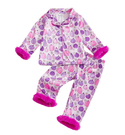 Baby and toddler printed pajama set