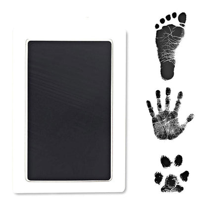 Newborn handprint and footprint cleaning touch pad