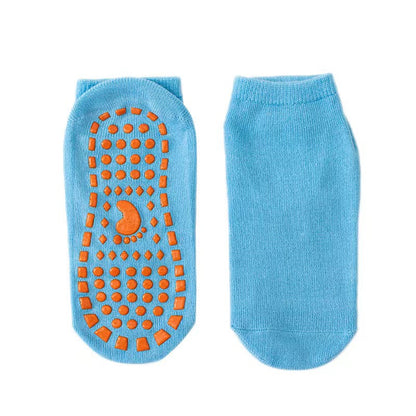 Non-slip Cotton Sports Socks for Yoga and Toddlers