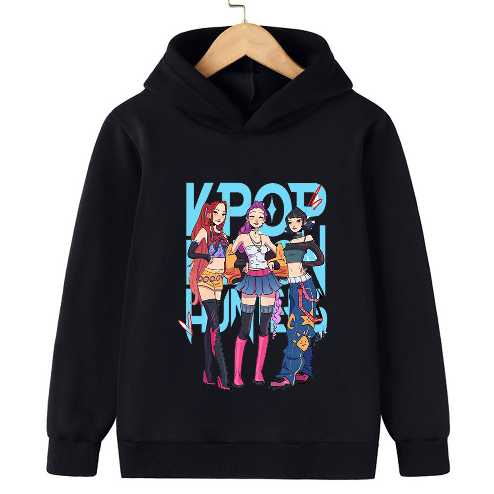 Kpop Cartoon Hooded Sweatshirts