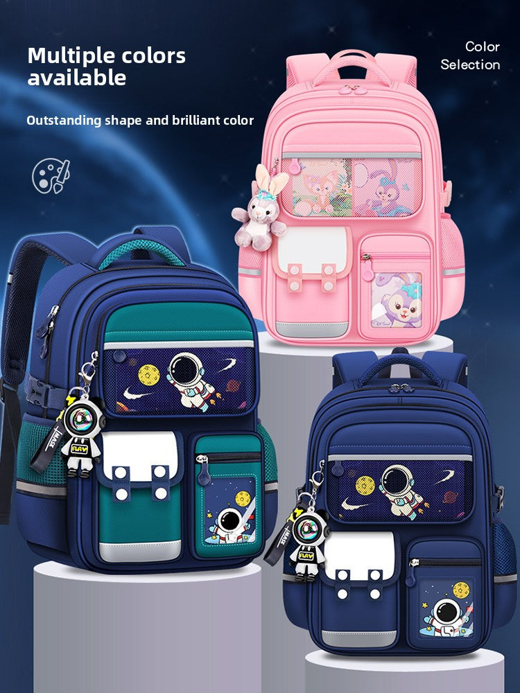 Boys Ergonomic School Backpack with Spine Protection