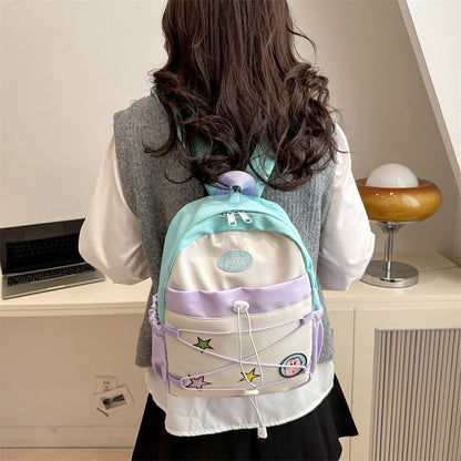 Lightweight Cartoon School Backpack for Kids