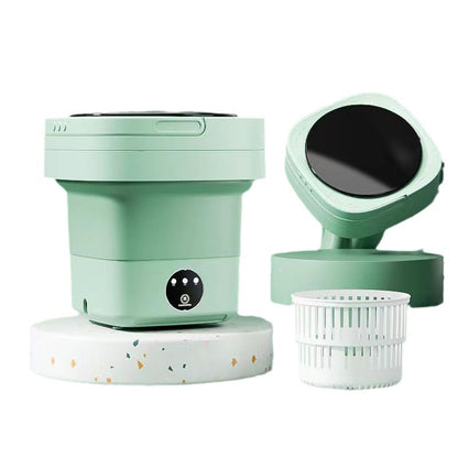 Foldable Portable 8L Washing Machine for Dormitory Baby Clothes