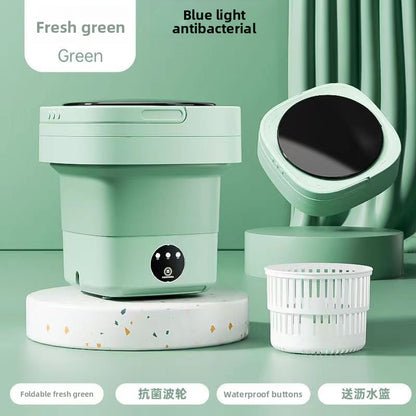 Foldable Portable 8L Washing Machine for Dormitory Baby Clothes