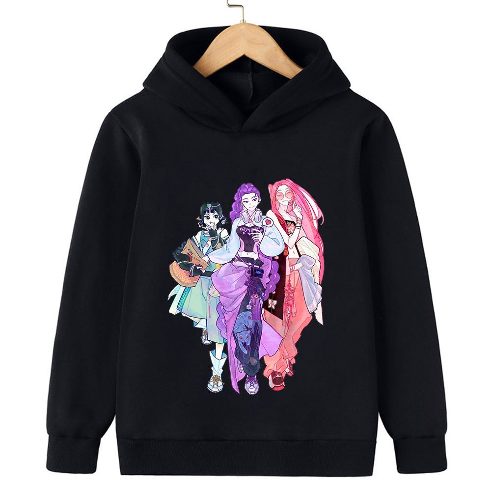 Kpop Cartoon Hooded Sweatshirts
