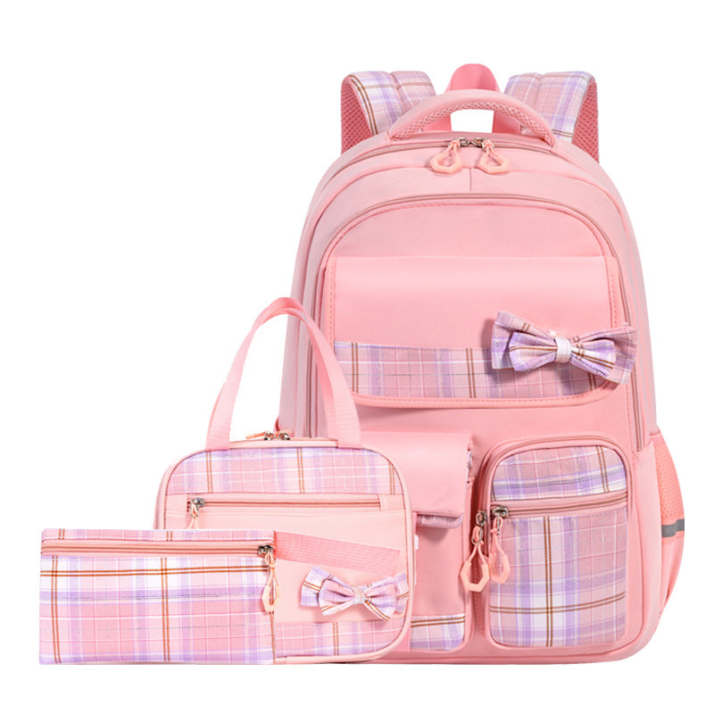 Bow Knot School Backpack Set