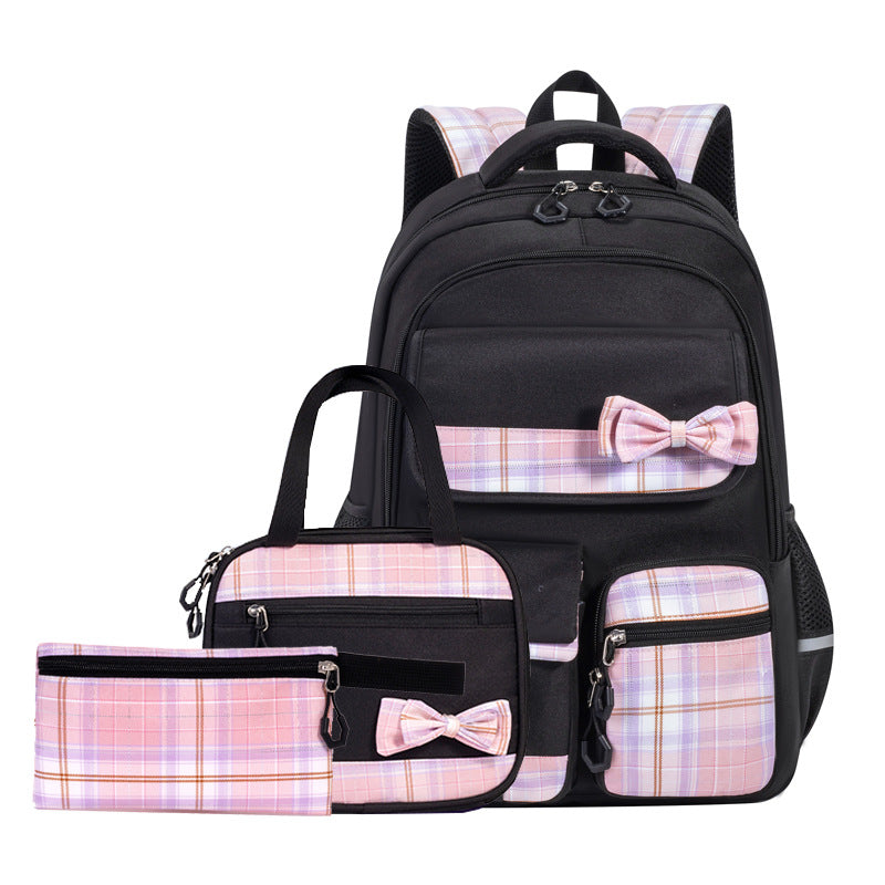 Bow Knot School Backpack Set