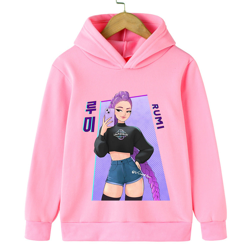 Kpop Cartoon Hooded Sweatshirts