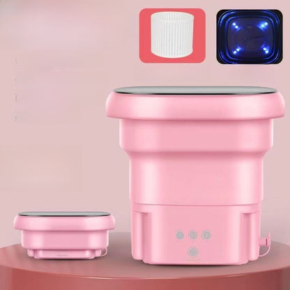 Foldable Portable 8L Washing Machine for Dormitory Baby Clothes