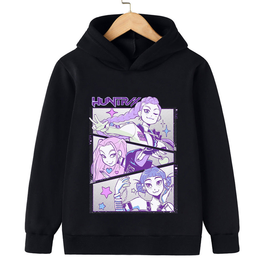Kpop Cartoon Hooded Sweatshirts