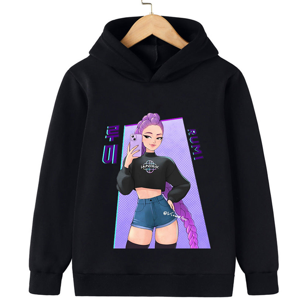 Kpop Cartoon Hooded Sweatshirts