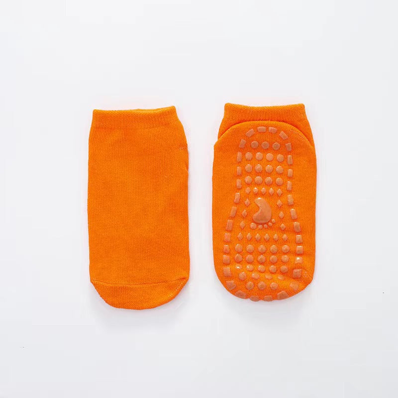Non-slip Cotton Sports Socks for Yoga and Toddlers